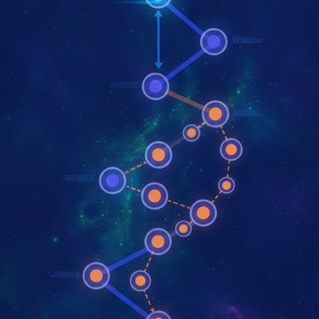 Glowing network nodes connected by layered signal paths illustrate the ping vs traceroute diagnostic tools concept.